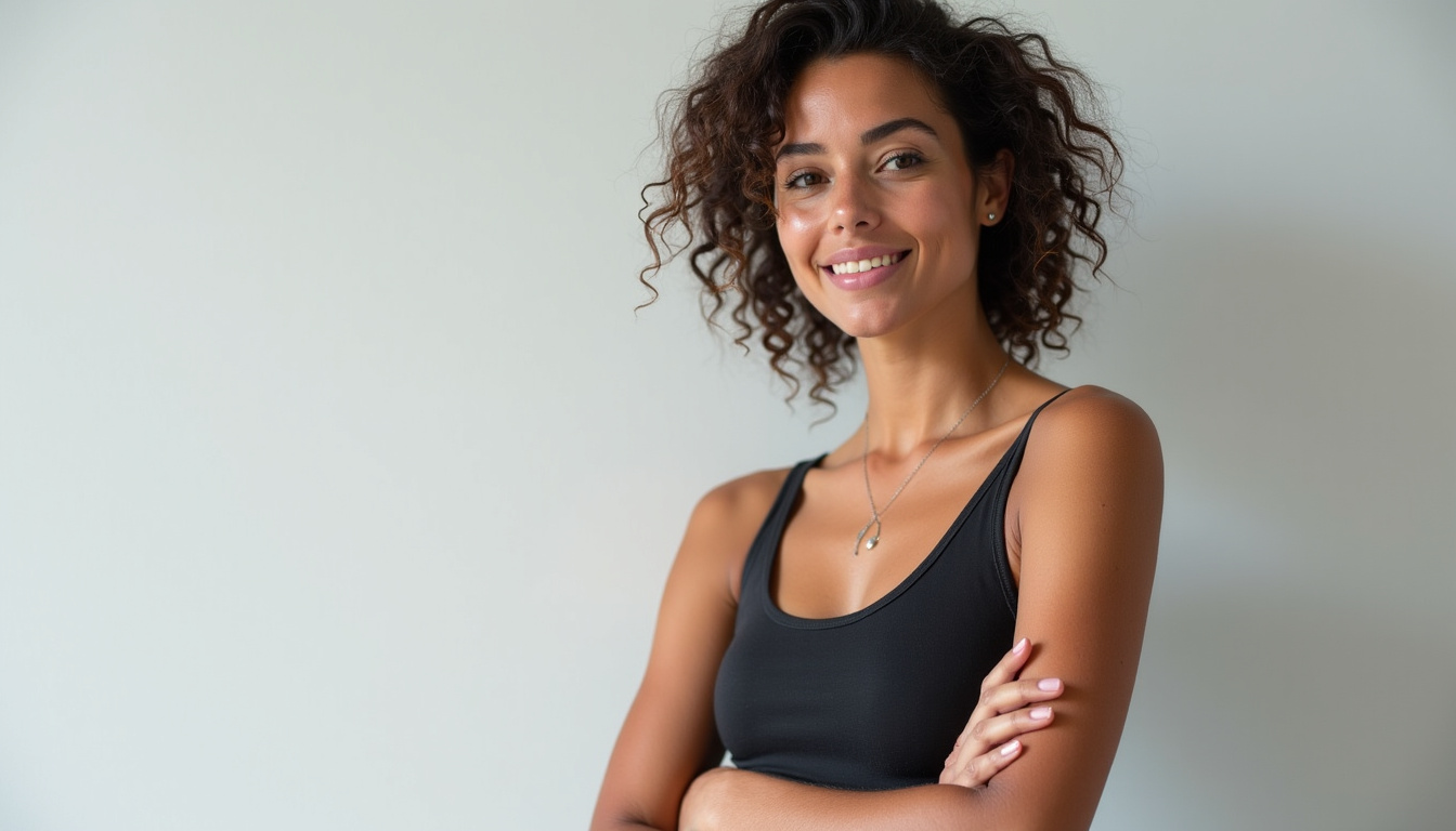 Clémence Calvin franchissant la ligne d