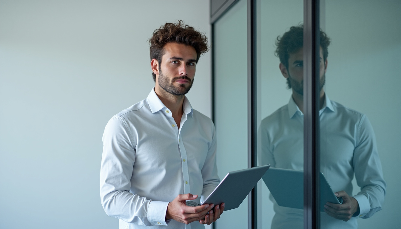 Mathieu Blanchard testant la Fenix 8 lors d