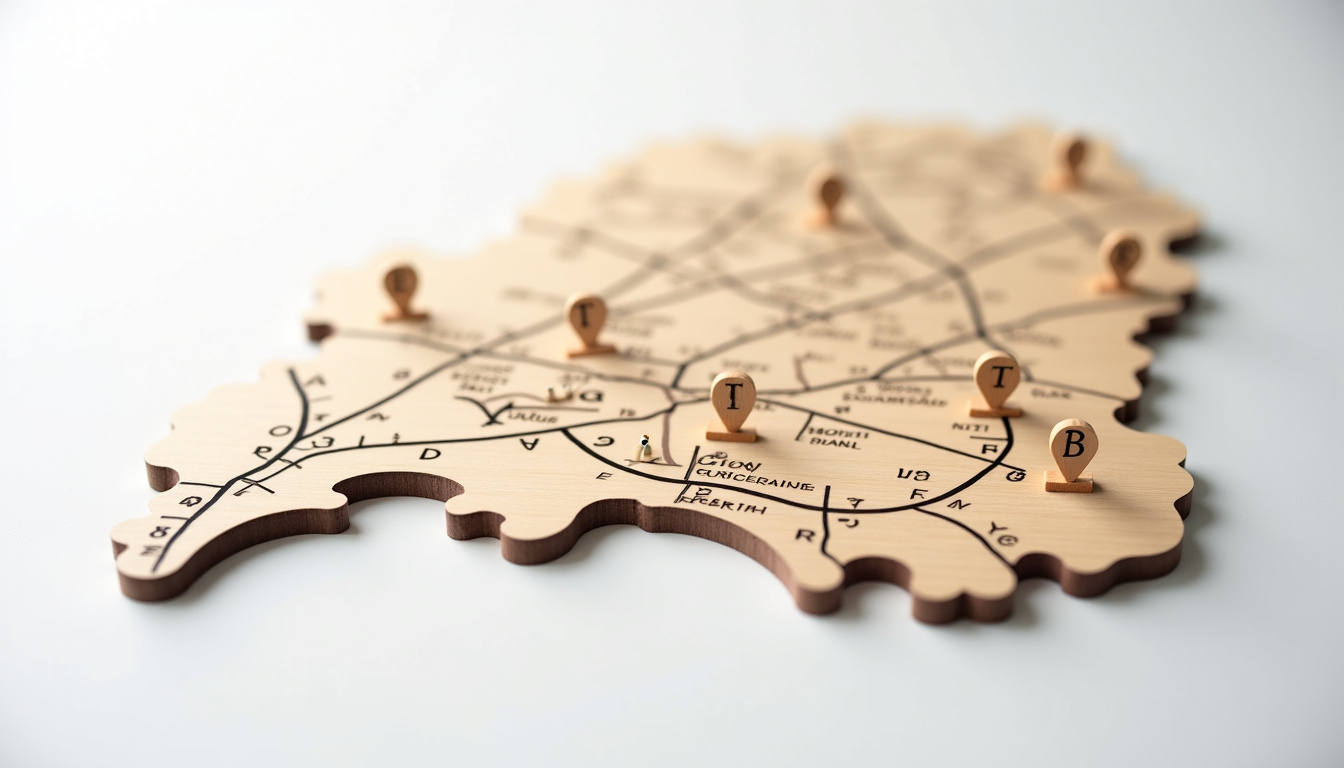 Carte schématique des parcours du Brest Urban Trail 2026, avec points de départ, arrivée et zones clés