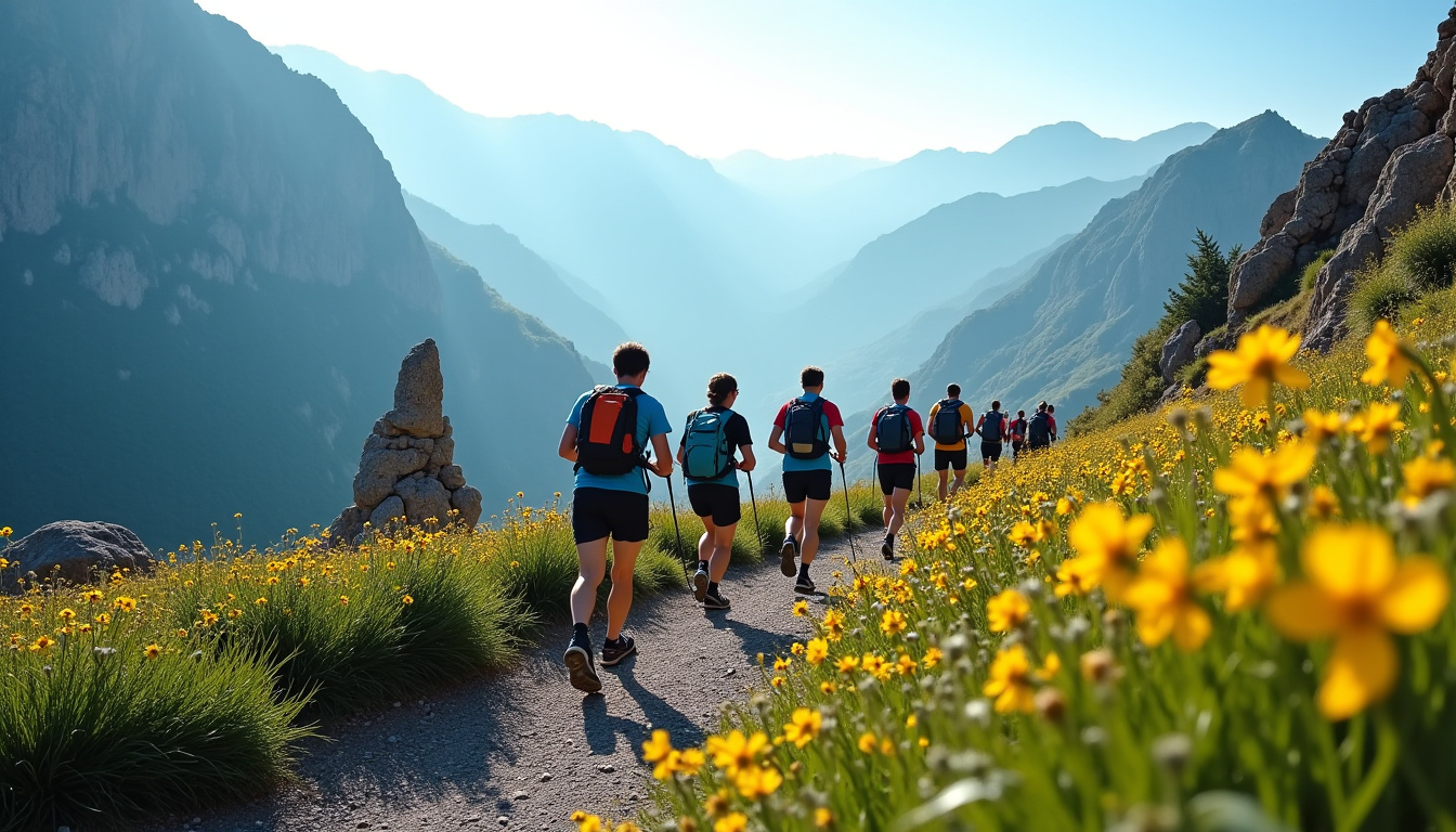Coureurs en pleine préparation pour le Trail des Merveilles dans la Vallée de la Roya