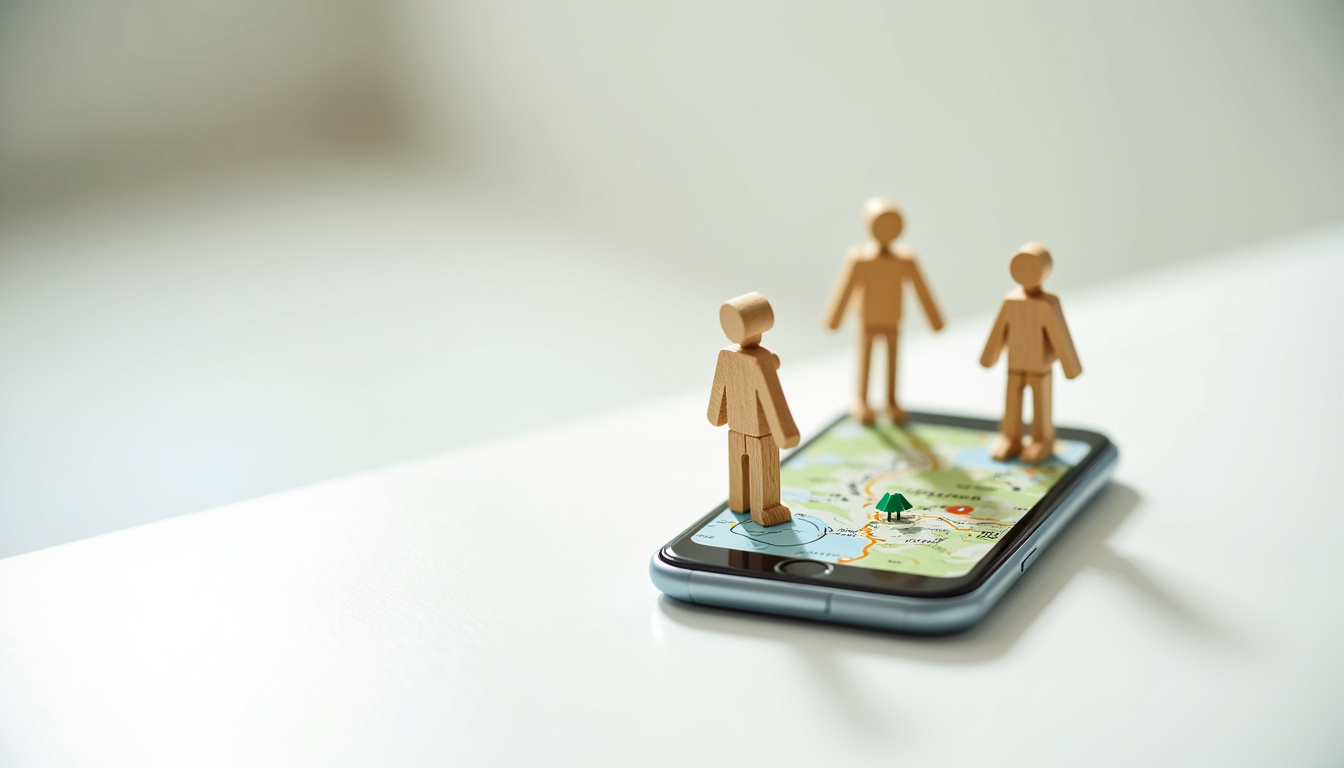 Comparaison visuelle des fonctionnalités AllTrails Plus et Peak sur un écran de smartphone