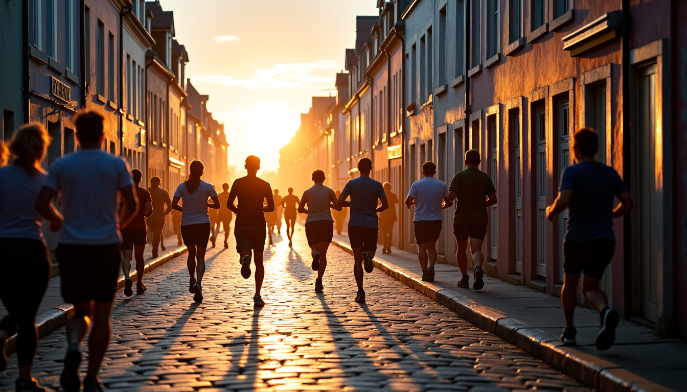 Parcours du Brest Urban Trail traversant les rues et quais de la ville