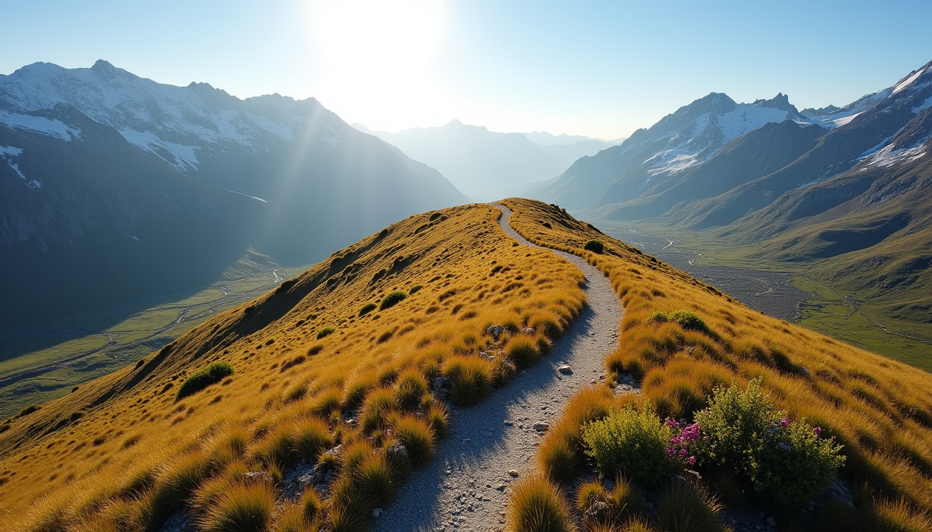 Vue aérienne du tour du plateau de Font d