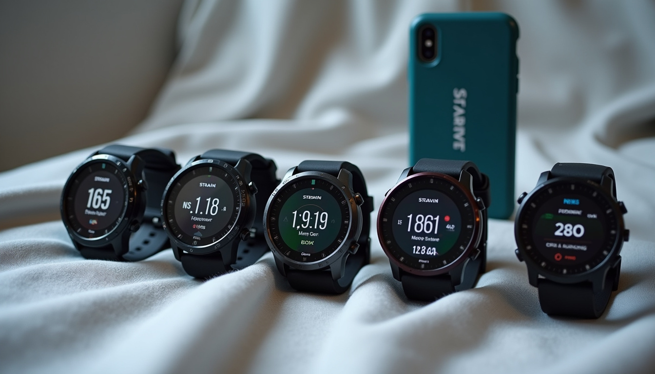 Comparaison visuelle des modèles de montres Garmin compatibles avec Strava